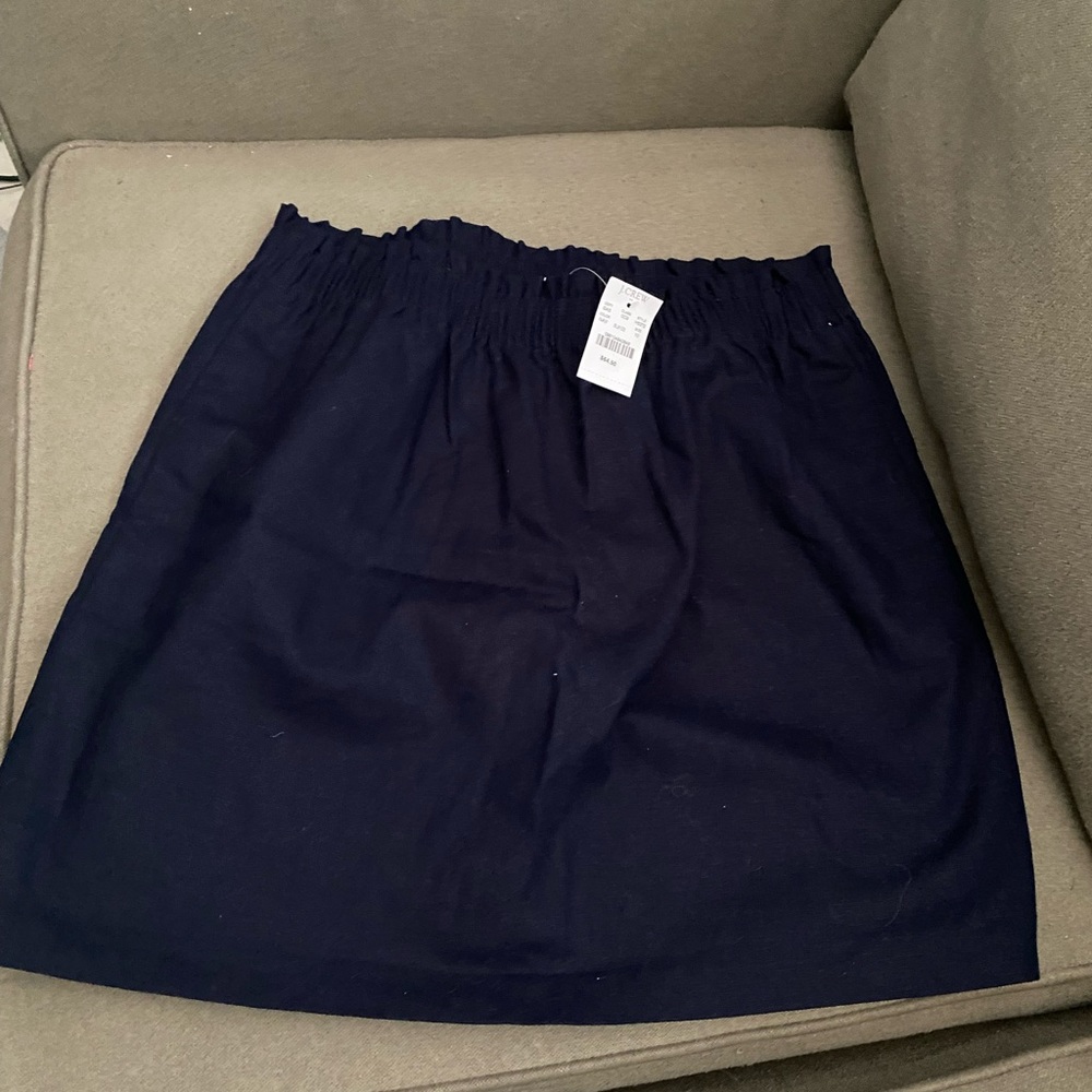 Jcrew navy skirt sz 10